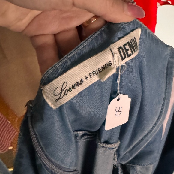 Lovers + Friends Denim Saffron Cutout Dress - Picture 5 of 5